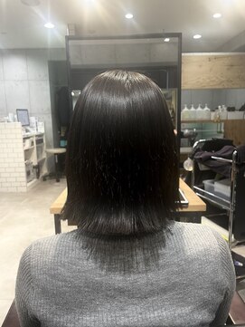 ネウィ 池袋(newi) 切りっぱなしグレージュ