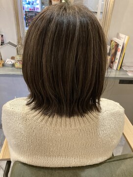 ヘアブティック ハコ(hair boutique haco) [haco]外ハネミディアムボブ