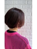 ヒップスデコ(Hip's deco)&nbsp;「秋冬カラーにオススメ」☆ピンクブラウンショートボブhi