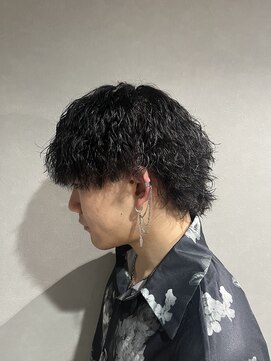 スウェル 柏店(Swell) ウルフ/アッシュブラック/カルマパーマ/ベリーショート/柏