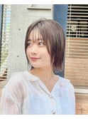 外ハネボブ 20代30代40代ヘア 小顔 大阪ボブ 梅田