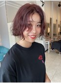 切りっぱなし bob赤みcolor