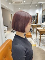 ネイロ 錦糸町(NeiRo)&nbsp;魅力倍増カールセミディシアーカラーダークアッシュショートヘア