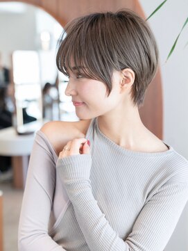 ハバナ 立川(HAVANA) 大人美人ショートショートボブイメチェンオリーブベージュ