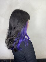 オーブ ヘアー アズール 吉祥寺店(AUBE HAIR azul)&nbsp;インナーカラー×パープル
