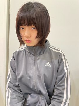 メゾンアクア 表参道(Maison ACQUA) ◎ショートレイヤーボブウルフ縮毛矯正10代20代30代