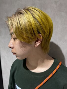 シアン(.Xian) 【men's】ブリーチ2回エンドカラー（高槻/高槻美容室/メンズ）