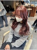 【梅田】ブリーチありの暖色カラー