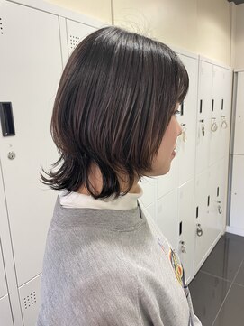 スタイル 茅ケ崎(STYLE) 【風花】伸ばしかけに可愛いボブウルフ