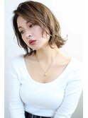 ☆姫カットレイヤー☆ミディアムウルフこなれヘア