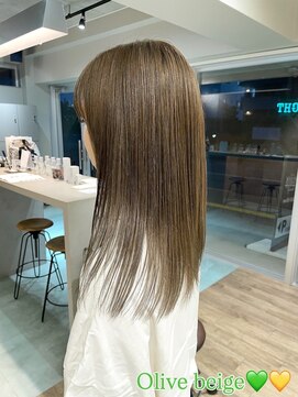 エイト 沖縄豊崎店(EIGHT toyosaki) 【EIGHT 豊崎】お客様スタイル_オリーブベージュ