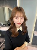 ワンホン＆韓国ヘア/レイヤーカット/前髪カット/後れ毛