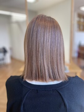 シュエット(chouette) ボブ×髪質改善ストレート