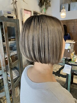 ナルヘアー 越谷(Nalu hair) アンブレラカラー/ボブ/白髪ぼかし