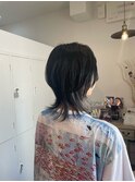 くびれヘアシルバーグレーウルフ