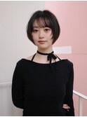 【ショートカット/阿部達哉】ショートボブ/顔まわりレイヤー