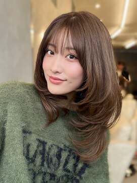 オムニス 表参道(Omnis) 美髪ざくざくレイヤーハッシュカット表参道バタフライくびれ