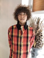 ブロック ジャポン(bloc japon)&nbsp;メンズパーマ ハードパーマ アフロ/本間