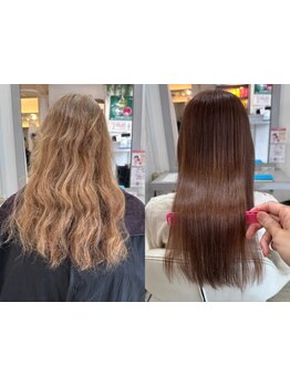 縮毛矯正で後悔したくない方必見！ダメージを抑えた施術で今までにないストレートを実感してみてください♪