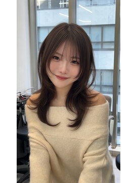 ハッシュレイヤー　くびれヘア　