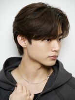 ルーシー 川越(LUCEY)&nbsp;センターパートフェザーパーマシャドウパーマメンズパーマ