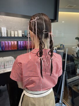 ケンジ 横浜(KENJE) ツインアレンジ/タイトヘア/ウェディングヘア/結婚式