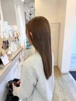 ジュエ ヘアー デザイン(Jue hair design)&nbsp;春大人気/透明感ヘーゼルベージュ/ブリーチなし/20代/30代/知立