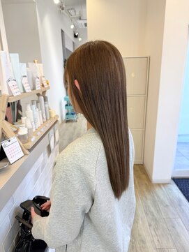 ジュエ ヘアー デザイン(Jue hair design) 春大人気/透明感ヘーゼルベージュ/ブリーチなし/20代/30代/知立