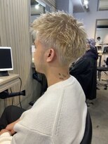 リコモ 上野御徒町(LikkleMore)&nbsp;メンズショート　ホワイトブロンド