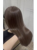 ヴィヒタ 川越 本川越(VIHTA.)&nbsp;ブリーチダブルカラーミルクティーグレージュカラー川越本川越