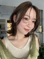 クラン エン バイ ヘッドライト 二子玉川店(clan en. by HEADLIGHT)&nbsp;顔周りレイヤー×ベージュカラー