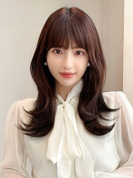 シルクレイ 吉祥寺店(Silk-lei) 重めバングくびれヘアースタイル