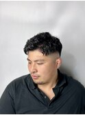 ツーブロック×スキンフェード×パーマスタイル