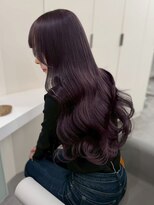 ベレーザ 渋谷(BELEZA)&nbsp;19691_黒髪ラベンダーベージュレイヤーハッシュカットワンホン