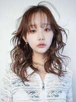 アイティー バイ アルバム 中野店(IT by ALBUM)&nbsp;ロングレイヤーブラウンヘアー_F1848