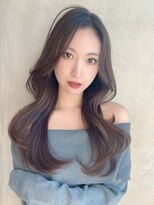アフロート ルヴア(AFLOAT RUVUA)&nbsp;5あむstyle 前髪なし大人くびれレイヤー♪20代30代新宿面長丸顔