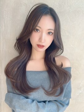 アフロート ルヴア(AFLOAT RUVUA) 5あむstyle 前髪なし大人くびれレイヤー♪20代30代新宿面長丸顔