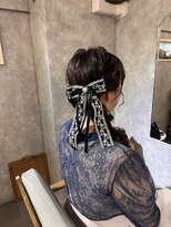 サーディースリーエーカーズヘアスタジオ(33Acers Hair Studio)&nbsp;サイドルーズあみおろし