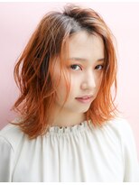 エトワール(Etoile HAIR SALON)&nbsp;外ハネセミウェットミディ
