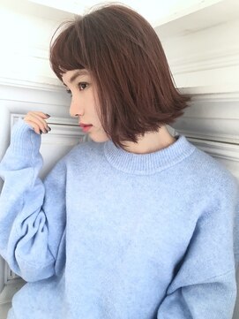 ティエラ 原宿 表参道(Tierra) 大人カジュアル♪内巻きも決まる外ハネシースルーボブ☆