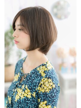 ミック ヘアアンドビューティー 大山店(miq  Hair&Beauty) 前下がりフォルム…好感ナチュラルボブb