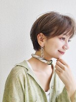 グロウミドル(GROW middle)&nbsp;グレージュ大人ガーリークールショート【middle】野村恵子