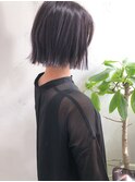 ラベンダーアッシュ×外ハネボブ