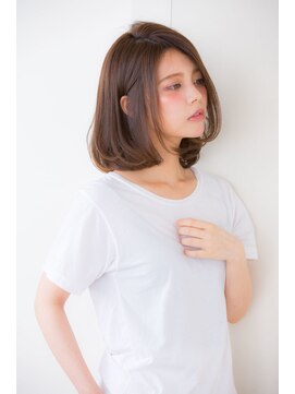 レポゼ 日本橋室町(Repose) 毛先ワンカールで透明感溢れるボブ