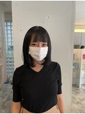 大人かわいい・ストレートボブ