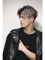 リップスヘアー 銀座(LIPPS hair)&nbsp;センターパート　白鳥大珠選手ヘアスタイル