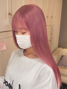 ベレーザ 渋谷(BELEZA) ba1963ミルクティーピンクラベンダーベージュハイトーンカラー