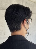 フイ メンズヘア ヨヨギ(Hui men's hair yoyogi) メンズ/アップバング/ツーブロックマッシュ/束感ショート/波巻き