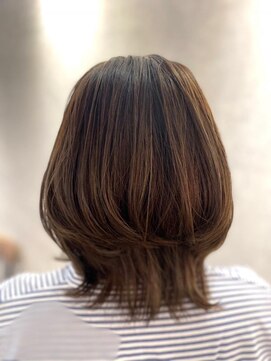 ボンドバイテトテ 三宮元町(BONDbytetote) ダークアッシュ*ミディアムレイヤー