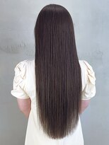 アイティーバイアルバム 藤沢店(IT by ALBUM)&nbsp;艶感グレージュ_チェリーブラウンフェミニンロング_ba408461